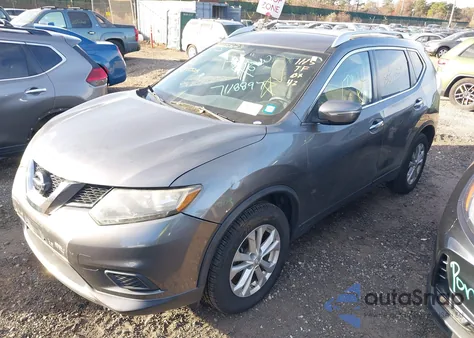 2015 Nissan Rogue Sv from USA, damaged, VIN KNMAT2MV1FP533729